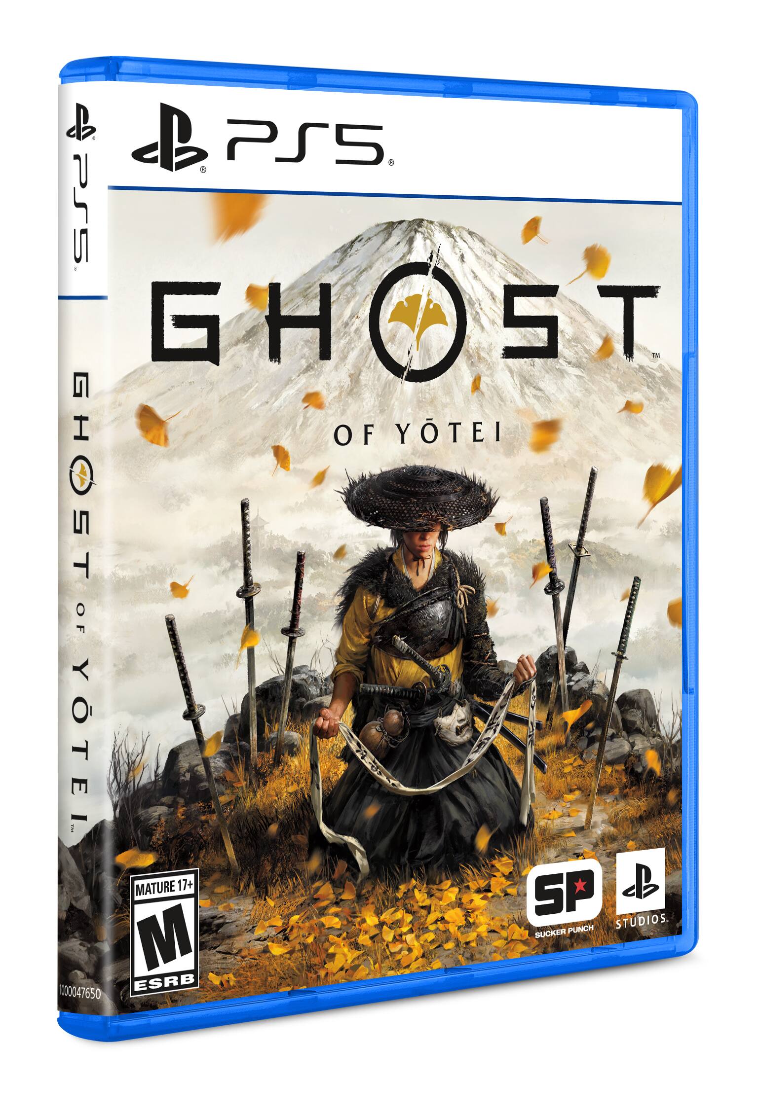 PS5  
GHOST OF YOTEI  
MATURE 17+  
ESRB 1000047650  
SP Sucker Punch Studios