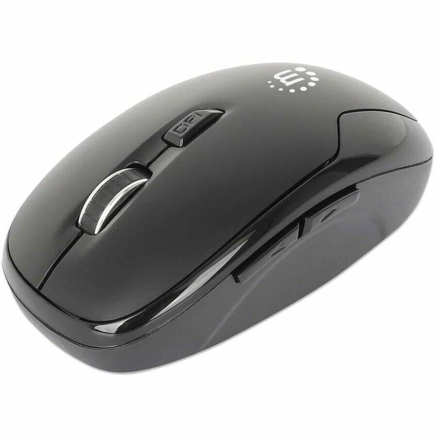 Alt View 6. Manhattan - Manhattan MW6185 Wireless Optical USB Mouse - Full-size Mouse - Optical - Wireless - 32.81 ft - Radio Frequency - 2.40 G - Black.