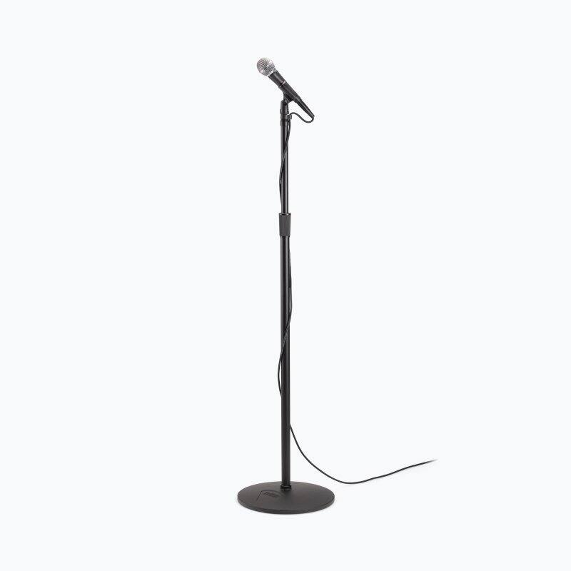 Alt View 1. On Stage Stands - On-Stage MS9212 Heavy-Duty Low Profile Microphone Stand with 12" Base, Black - Black.