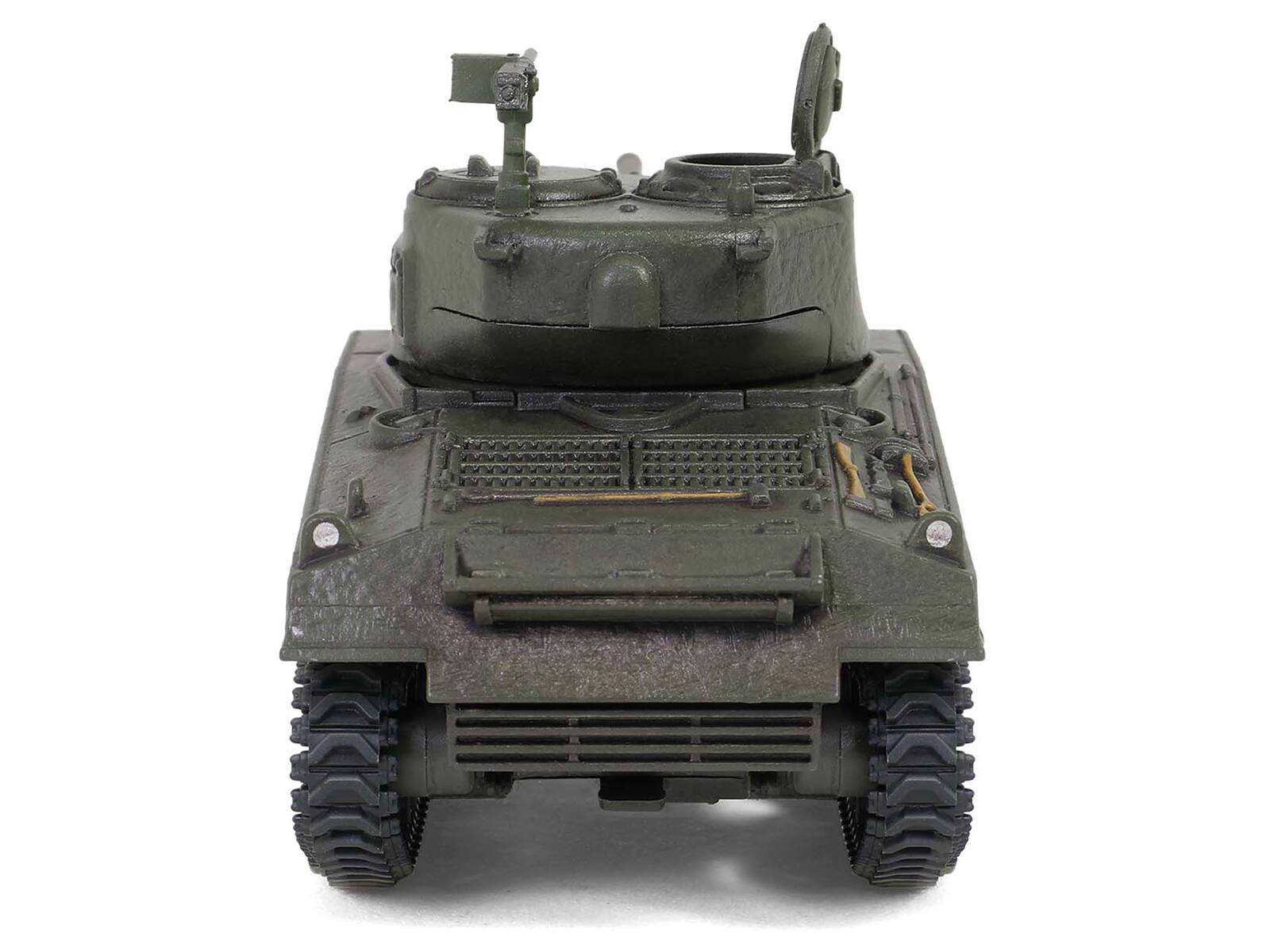 Alt View 4. Forces Of Valor - U.S. Sherman M4A3(76) Medium Tank United States Army "Mini AFV" Series 1/64 Diecast Model by Forces of Valor.