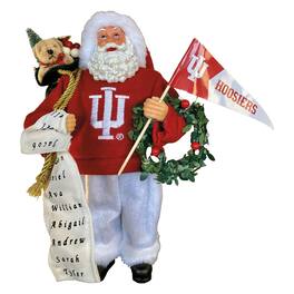 Santa's Workshop - Indiana Hoosiers 12" Proud Santa - Red