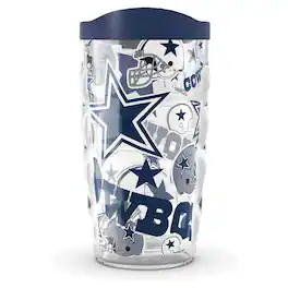 Tervis - Dallas Cowboys 10oz. Allover Classic Wavy Tumbler - Multicolor
