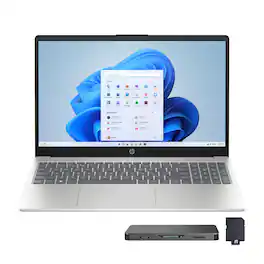 HP - 15.6" Full HD Touch-Screen Laptop - AMD Ryzen 5 7520U 2023 - 8GB Memory - 1TB SSD - Natural Silver
