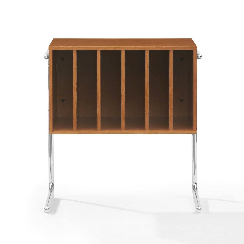 Alt View 2. Crosley Furniture - Lily Record Player Stand With Vinyl Storage - White.