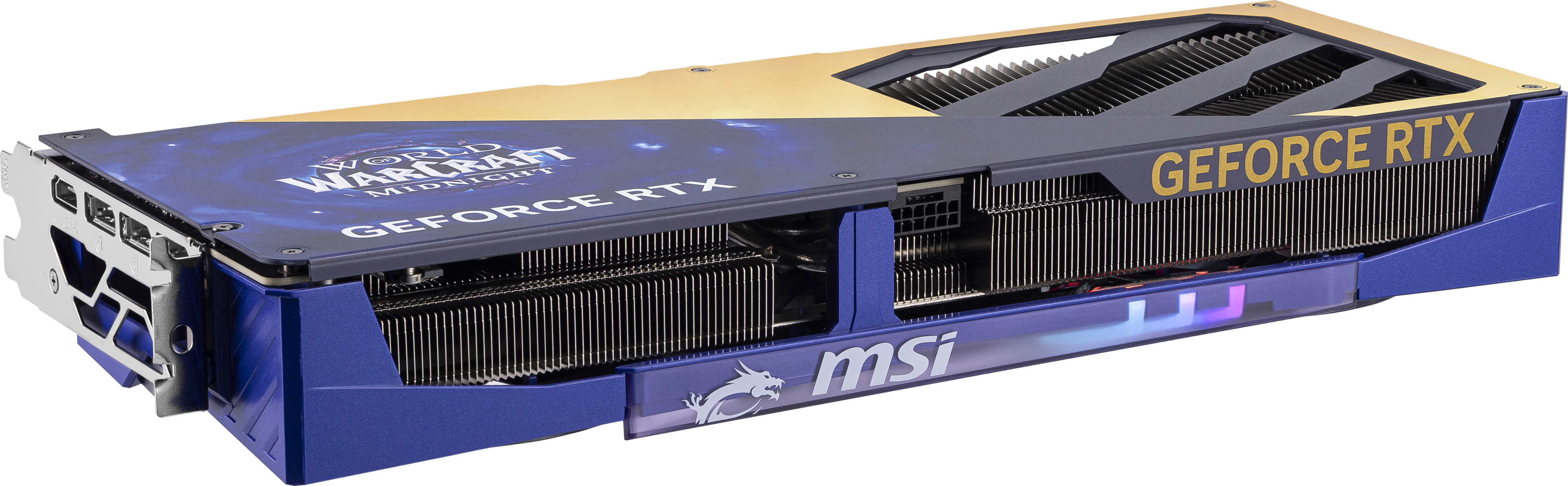 WARCRAFT WORLD OF WARCRAFT MIDNIGHT GEFORCE RTX  
MSI GEFORCE RTX