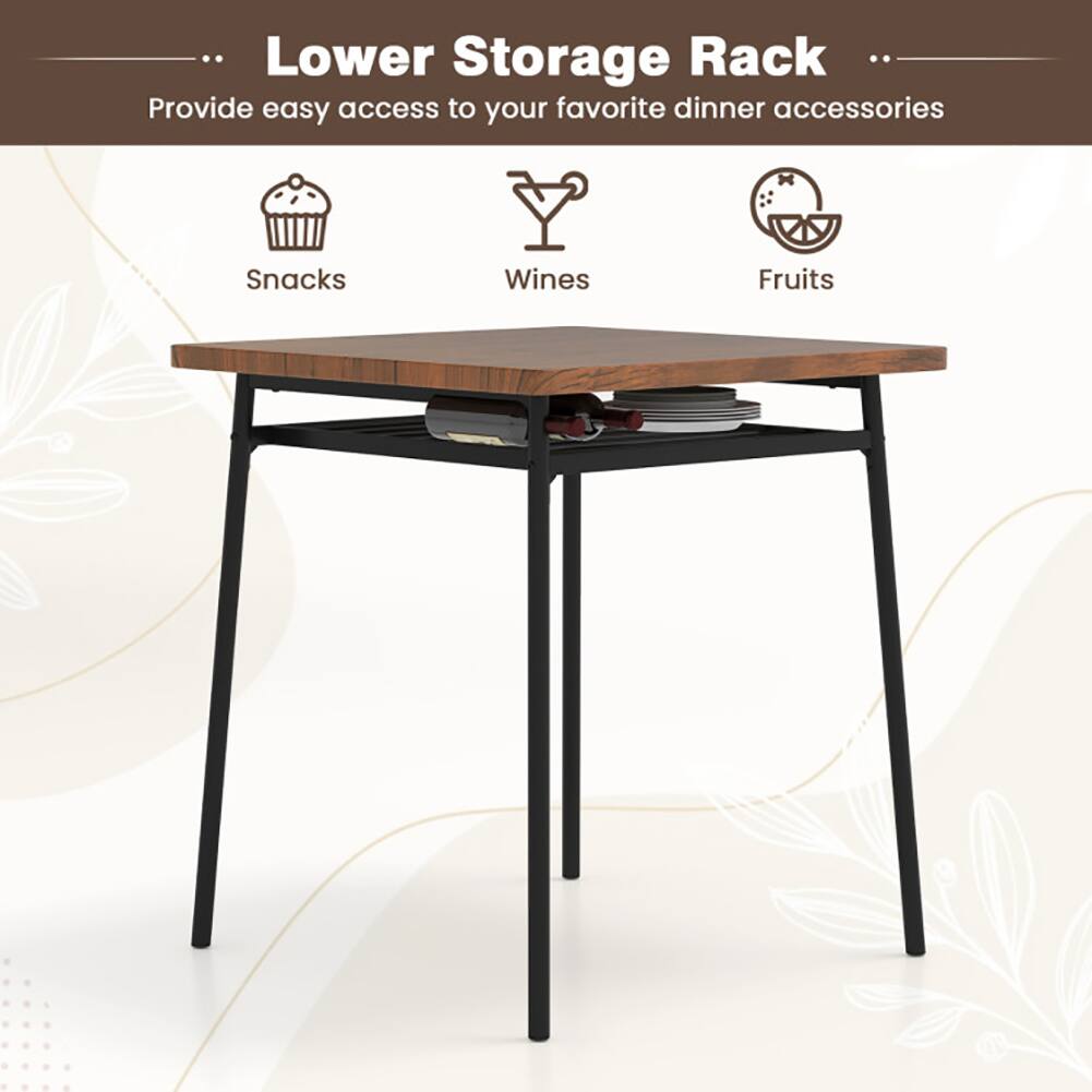 Lower Storage Rack  
Provide easy access to your favorite dinner accessories  
Snacks  
Wines  
Fruits