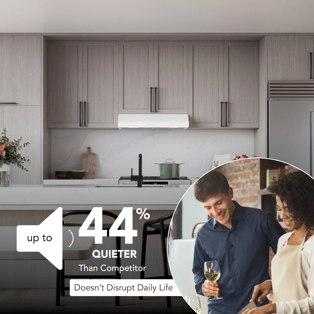 Up to 44% Quieter Than Competitor Doesn't Disrupt Daily Life