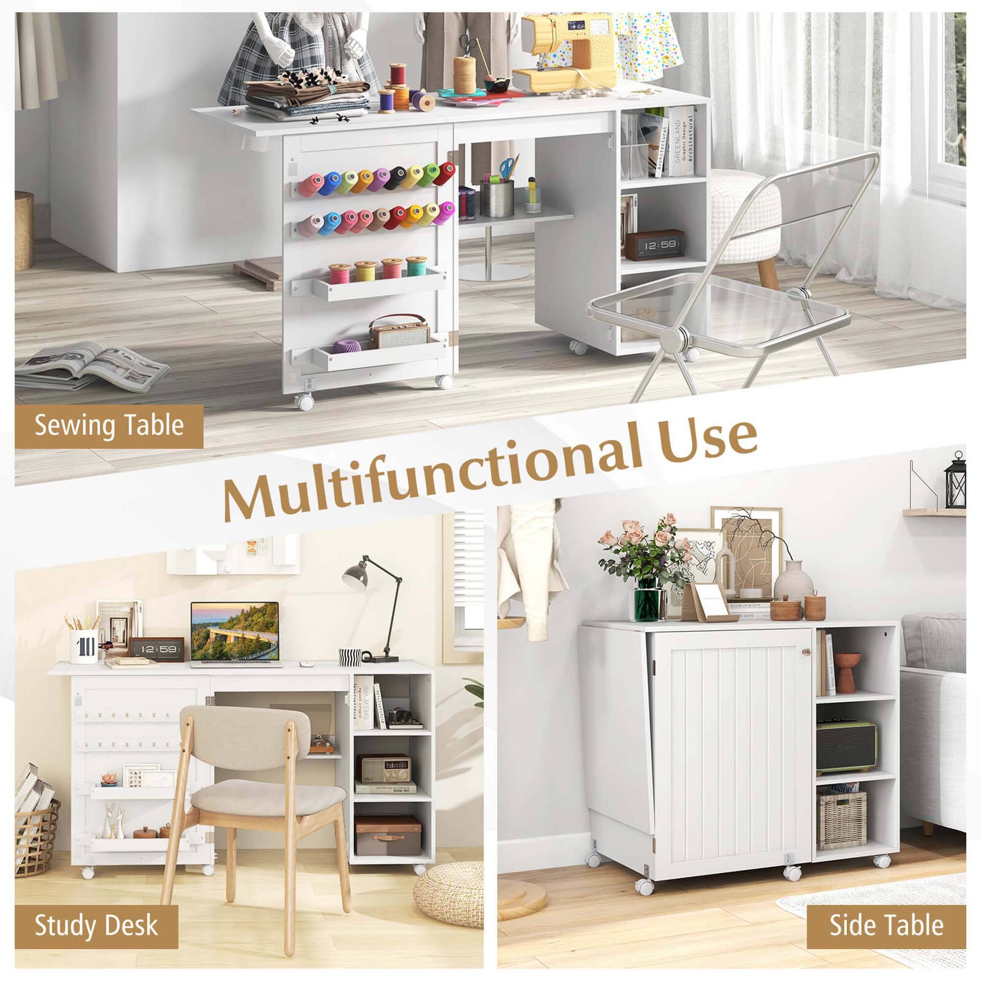 Multifunctional Use

Sewing Table

Study Desk

Side Table