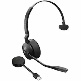 Jabra - Engage 55 SE Headset - Microsoft Teams Certification - Mono - Wireless - DECT - 490 ft - 40 Hz to 16 kHz - Black