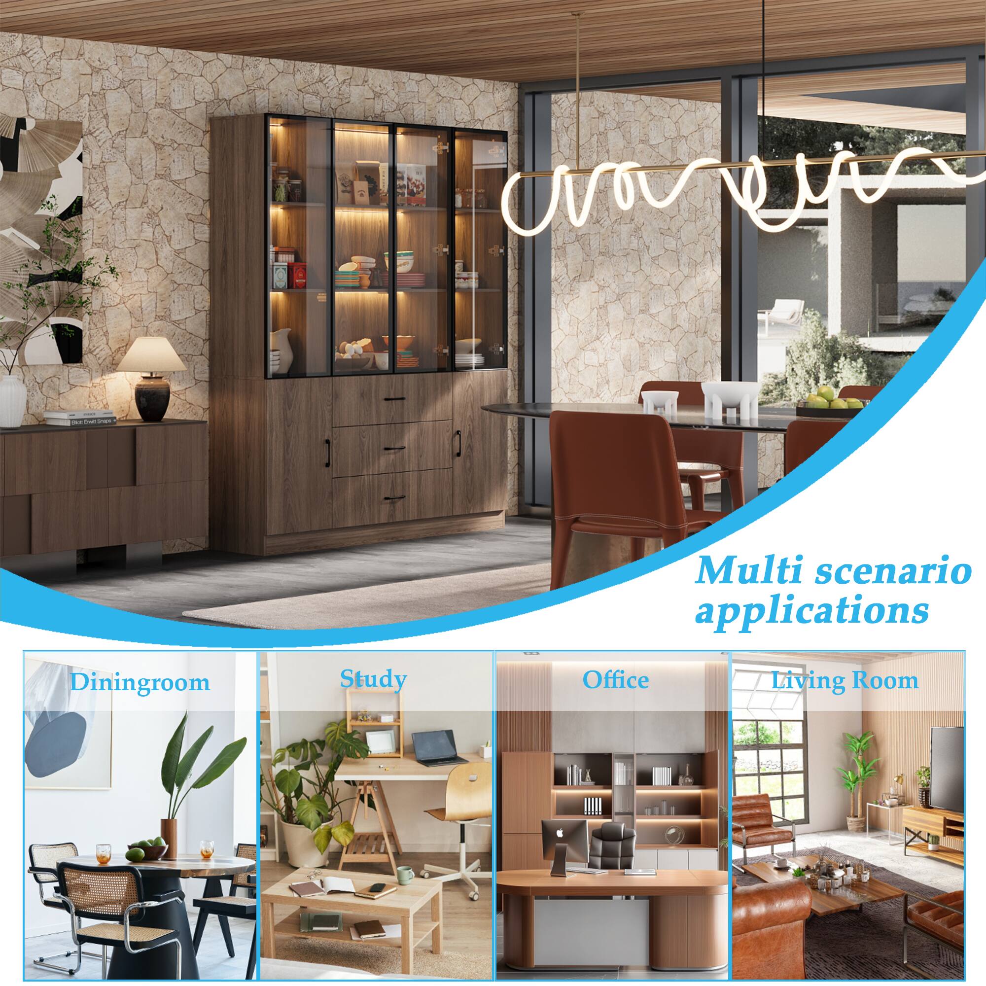 Multi scenario applications

Diningroom
Study
Office
Living Room