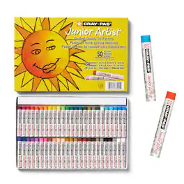 Sakura - Cray-Pas Junior Artist Oil Pastel Set, 50 Sticks