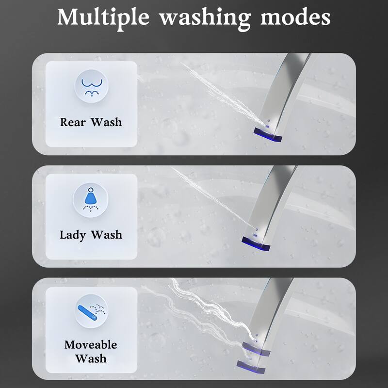 Multiple washing modes

- Rear Wash
- Lady Wash
- Moveable Wash