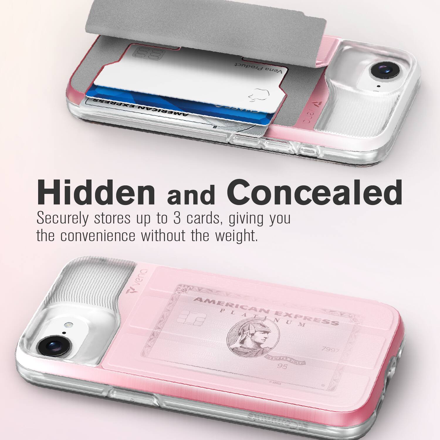 Product: Vena SX AMERICAN

Hidden and Concealed
Securely stores up to 3 cards, giving you the convenience without the weight.

AGUO AMERICAN PLATINUM NUM EXPRESS C0 95 7997