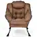 Alt View 19. Costway - Modern Polyester Lazy Sofa Chair with Side Pocket - Brown.