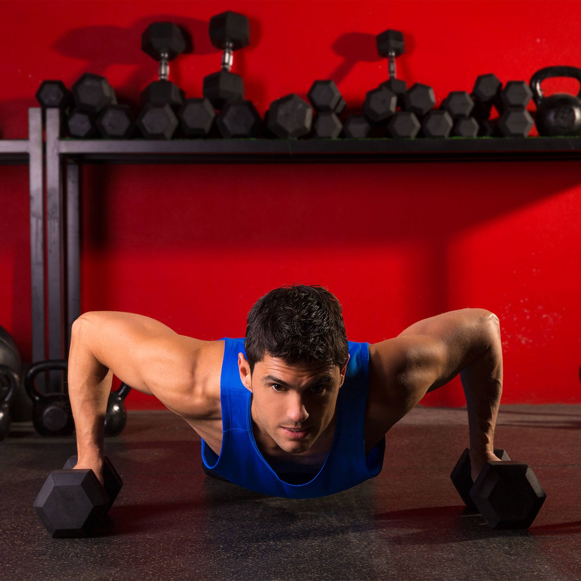 Alt View 8. HolaHatha - HolaHatha 5, 10, 15, 20 & 25 Pound Hexagonal Dumbbell Weight Set w/Rack, Black - Black.