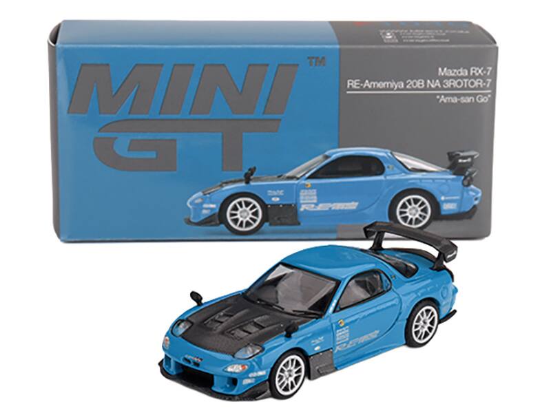 MINI GT  
TM  
Mazda RX-7  
RE-Amemiya 20B NA 3ROTOR-7  
"Ama-san Go"  
RE-MINI