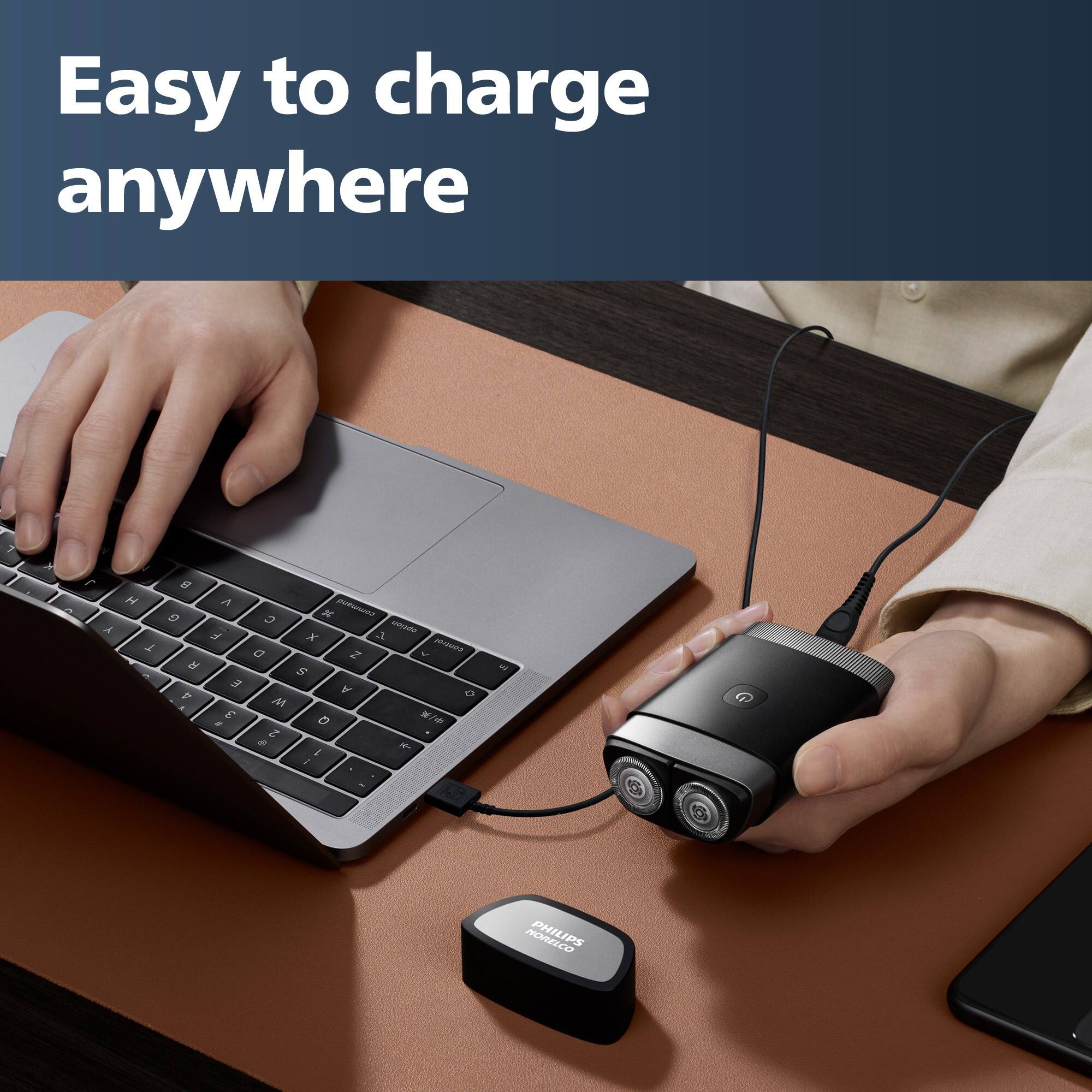 Easy to charge anywhere.