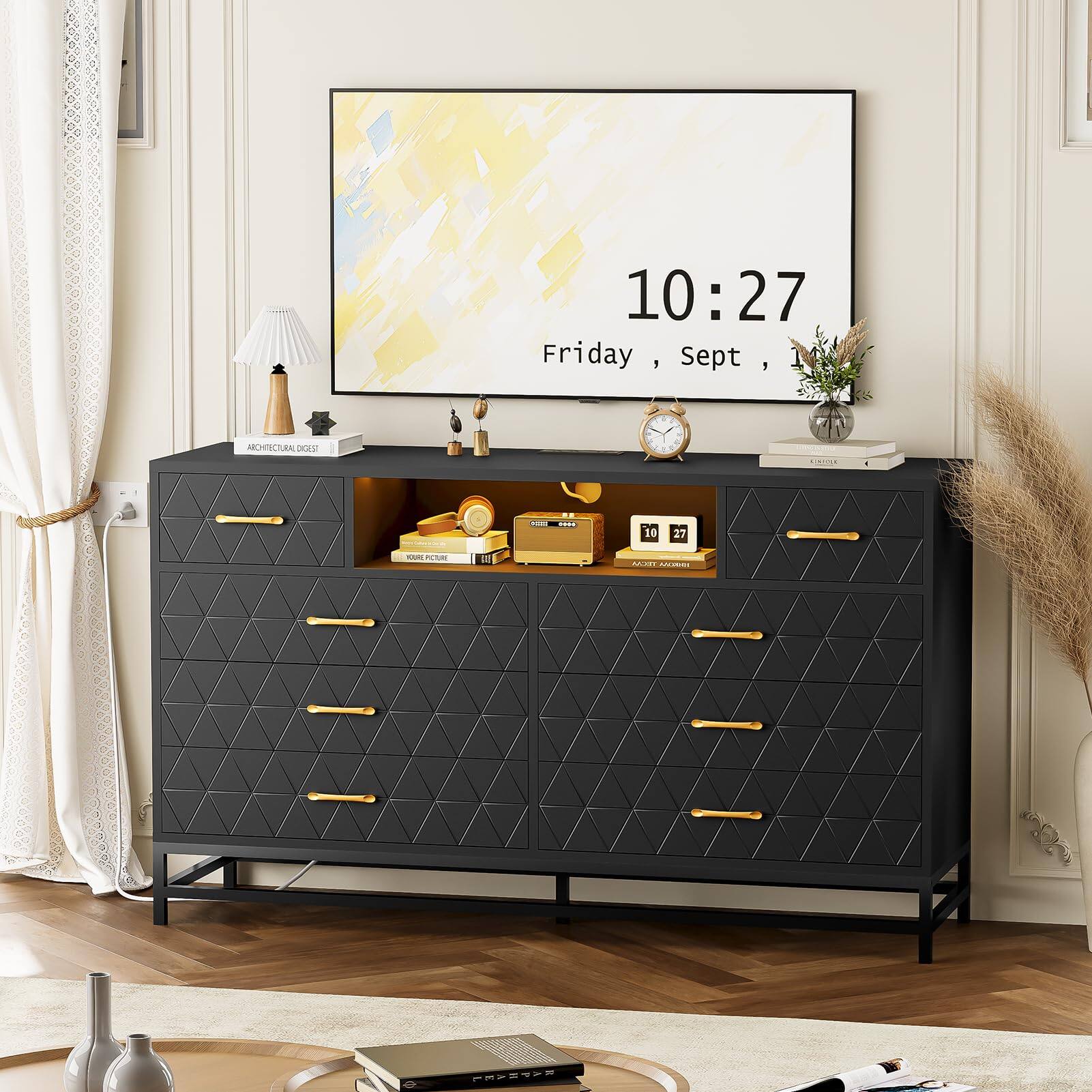 black friday dresser Four Hands Belmont 12 Drawer its a grounding presence in any modern bedroom. This dresser comes in 4