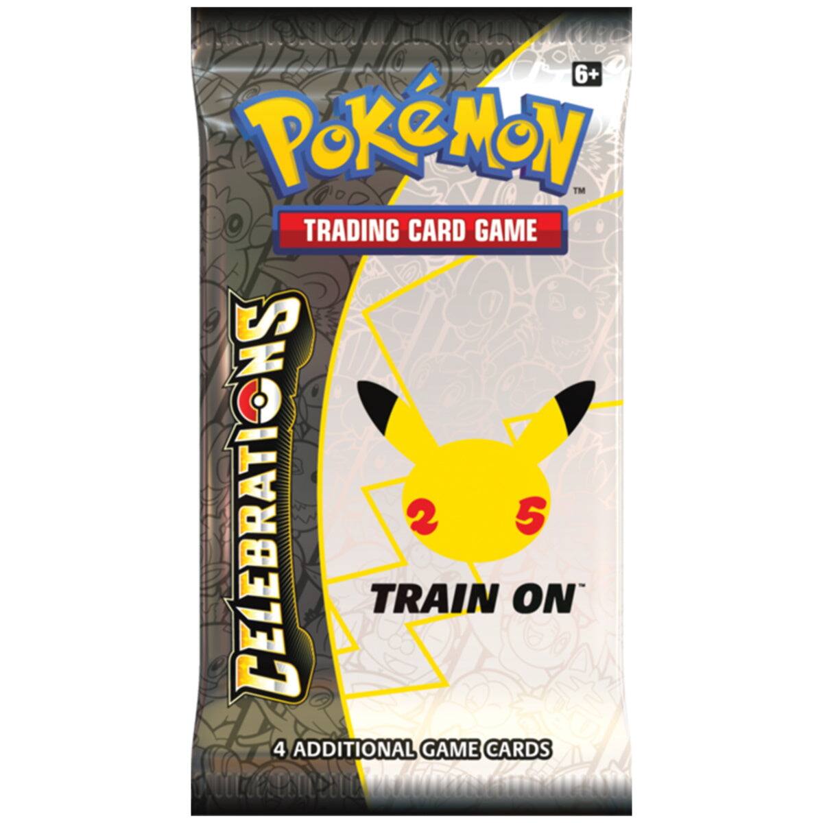 6+ Pokémon Trading Card Game Celebrations Train On 2 5 4 Additional Game Cards