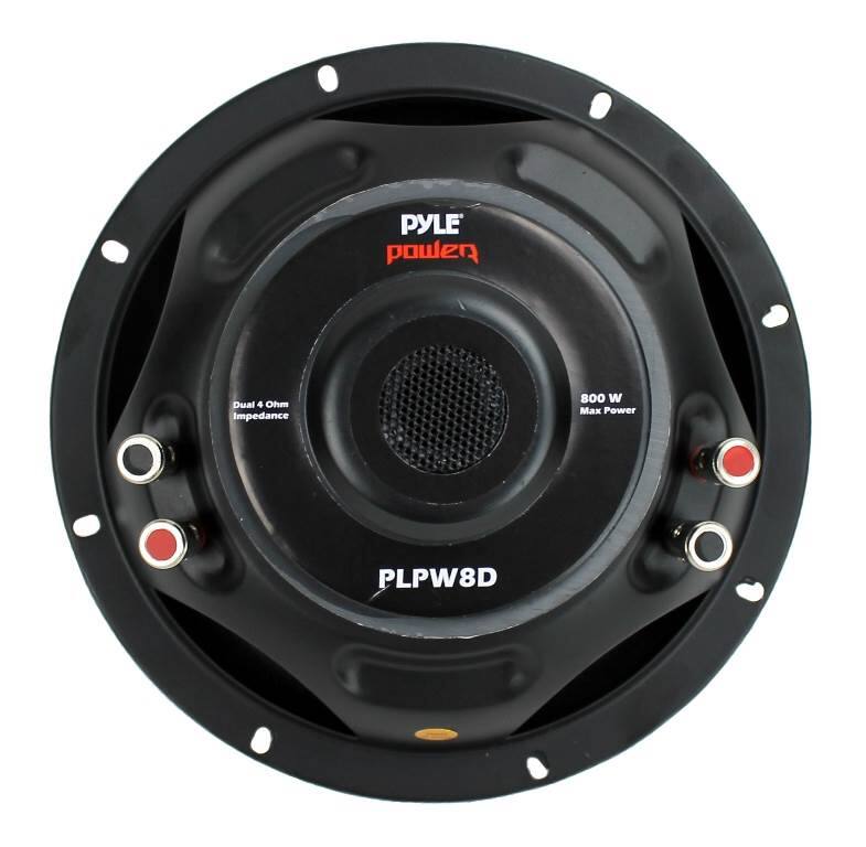 PYLE Power  
Dual 4 Ohm Impedance  
800 W Max Power  
PLPW8D