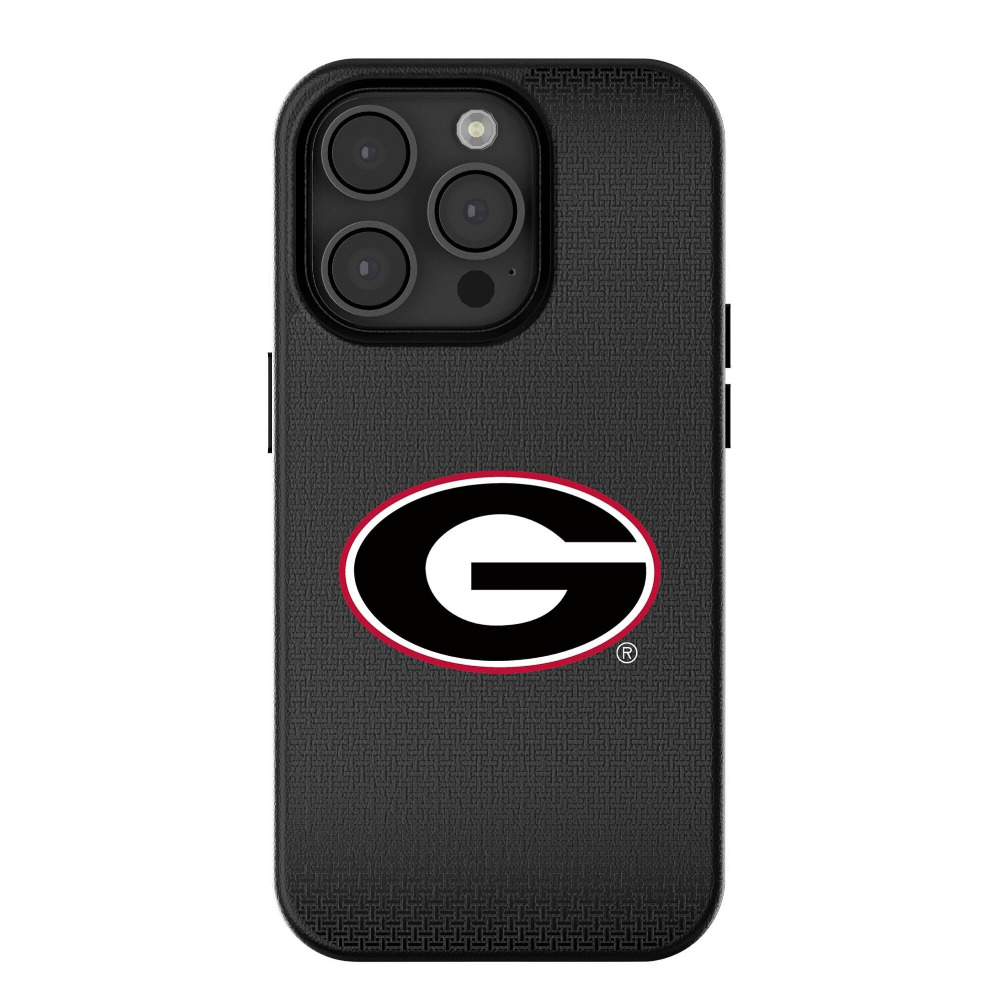 Keyscaper - NCAA - Georgia Bulldogs Linen Logo iPhone Magnetic Bump Case - 15 Pro Max - Black price history on PriceWatchPro