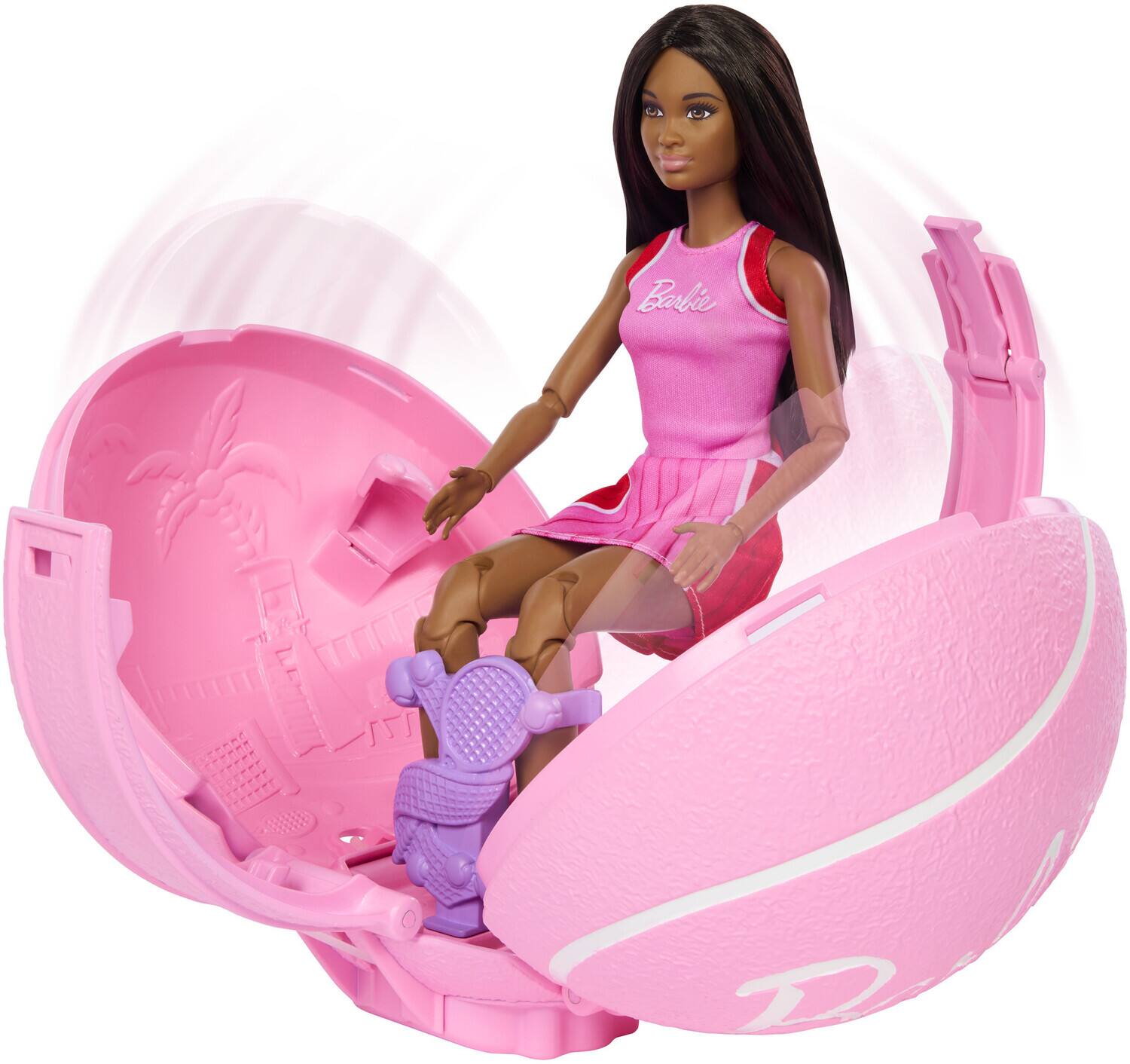 Alt View 3. Mattel - Barbie Team Barbie Roll & Reveal Tennis Player Doll and Accessories   - COLLECTIBLES - Multicolor.