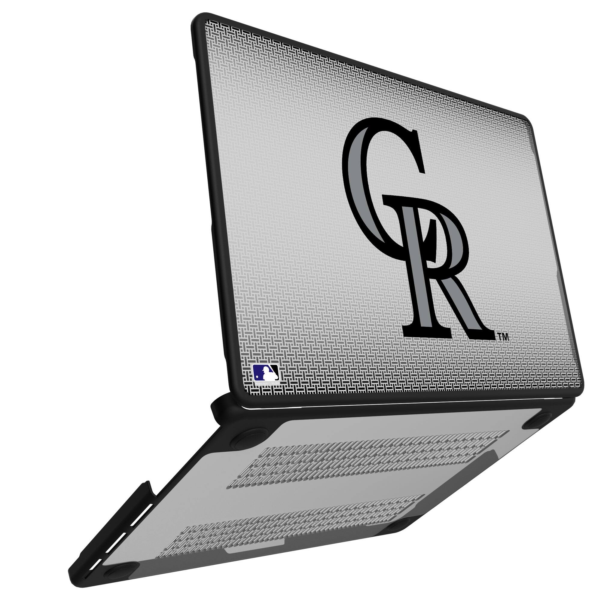 Alt View 1. Keyscaper - Colorado Rockies Linen MacBook Case - Air 13 in - Multicolor.