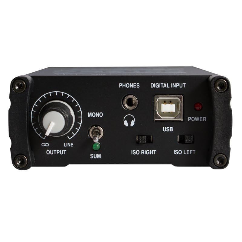PHONES DIGITAL INPUT MONO LINE OUTPUT SUM USB ISO RIGHT ISO LEFT