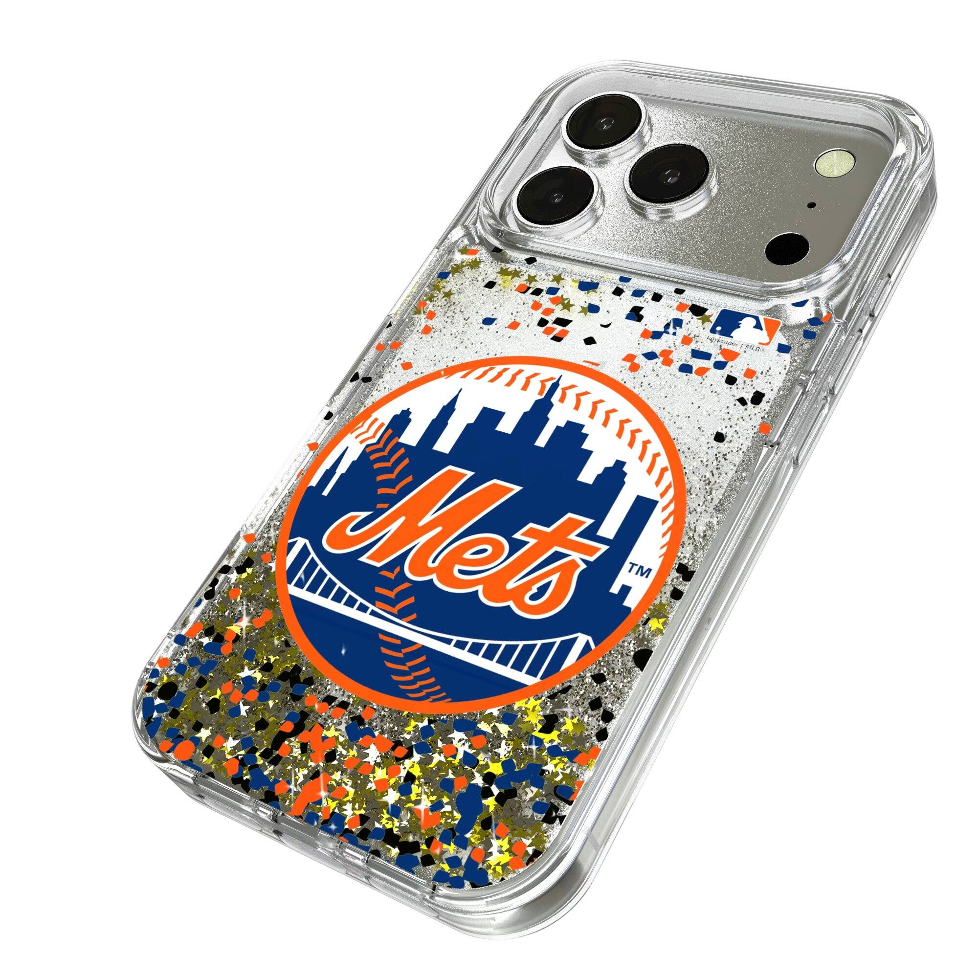Alt View 1. Keyscaper - Glitter Confetti iPhone Case - 16 Pro Max - Multicolor.