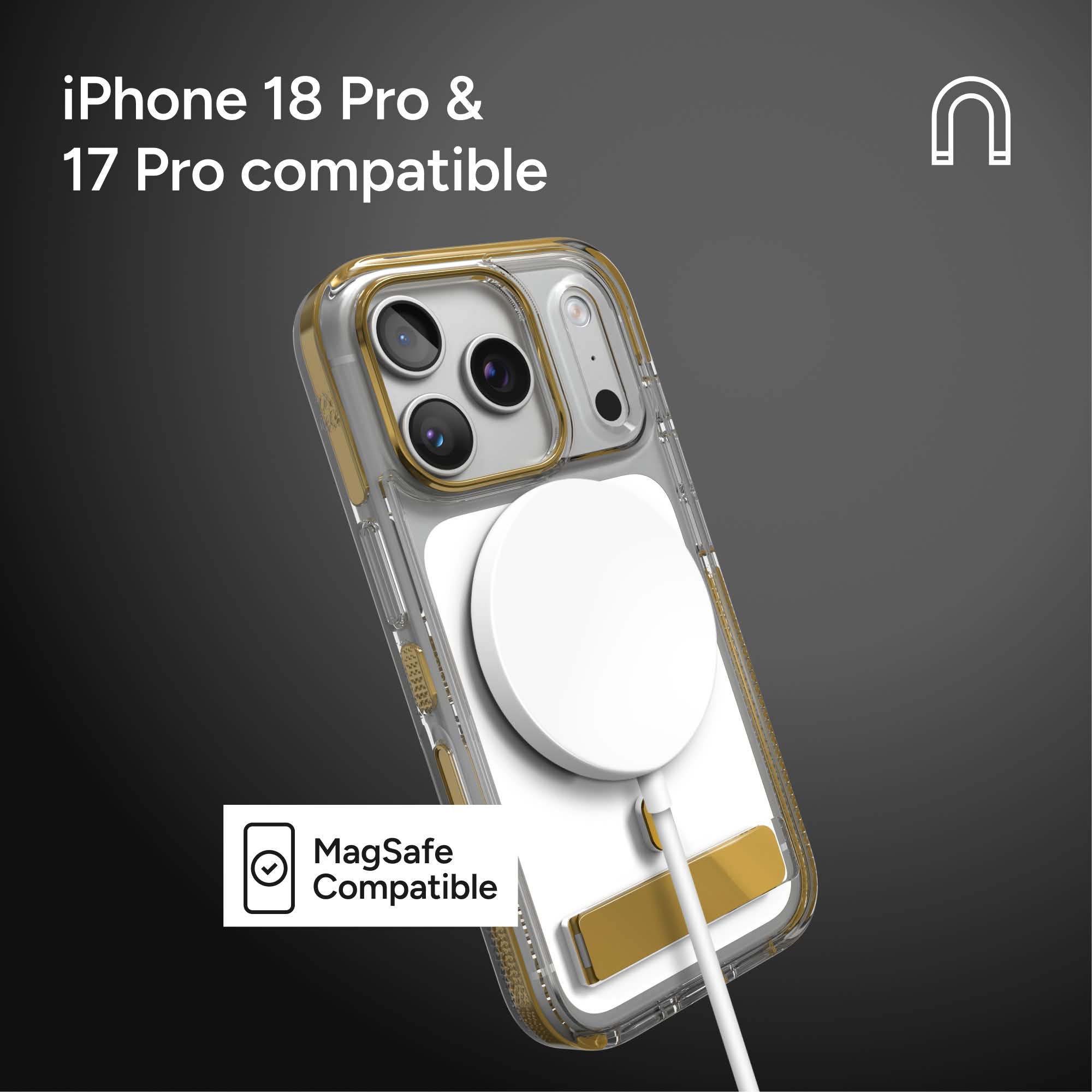 iPhone 18 Pro & 17 Pro compatible

MagSafe Compatible