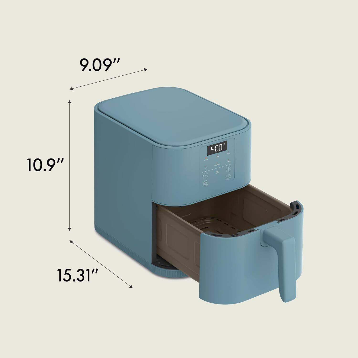 9.09" 10.9" 400°F 15.31"
