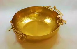 Jiallo - Eldora salad bowl - Satin - Gold