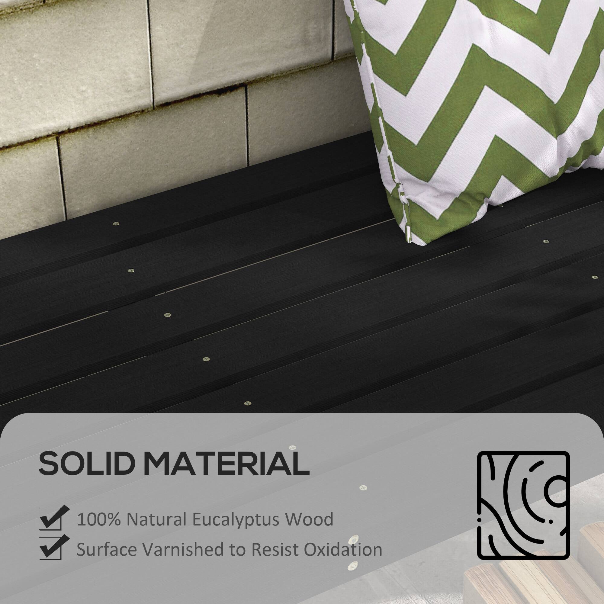 SOLID MATERIAL
100% Natural Eucalyptus Wood
Surface Varnished to Resist Oxidation