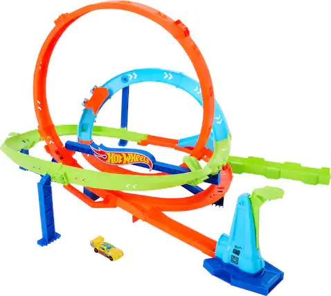 Front. Hot Wheels - Loop Cyclone Challenge Track Set.