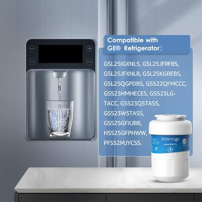 RedyPure RP-F09 Refrigerator Water Filter Replacement For GE MWF, GWF & Kenmore 46-9991 (1, 2, Or 3-Pack)