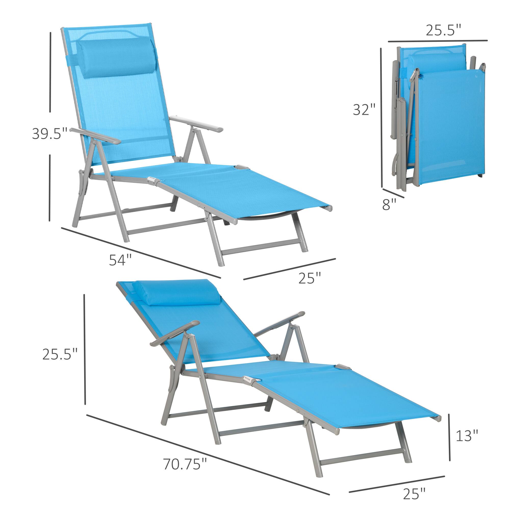 - Height: 39.5"
- Width: 54"
- Depth: 25"
- Seat Height: 25.5"
- Armrest Height: 32"
- Folded Height: 8"
- Folded Width: 25.5"
- Folded Depth: 32"
- Length: 70.75"
- Armrest Width: 25"
- Footrest Height: 13"