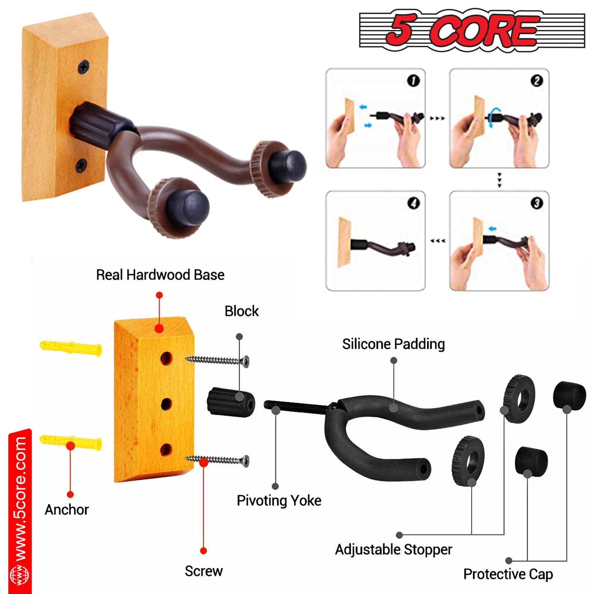 5 CORE

Real Hardwood Base
Block
Silicone Padding
Pivoting Yoke
Adjustable Stopper
Protective Cap
Anchor
Screw

www.5core.com