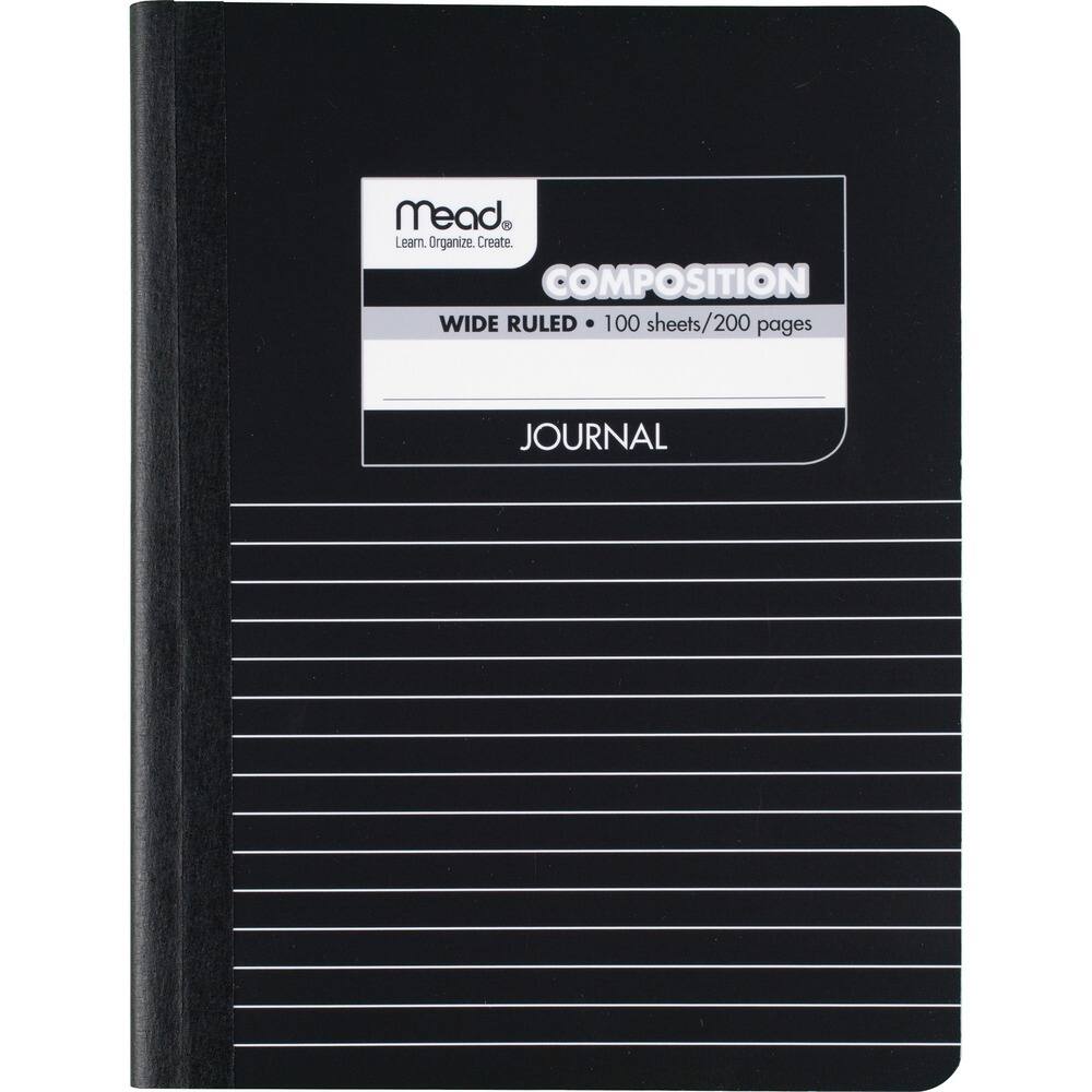 Mead - Square Deal Black Marble Journal