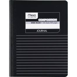 Mead - Square Deal Black Marble Journal