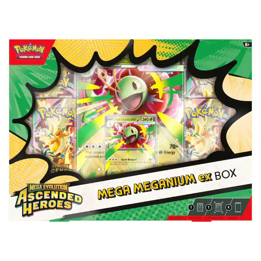 Pokémon Pokemon ME2.5 Ascended Heroes ex Box | Mega Meganium ex - Best Buy