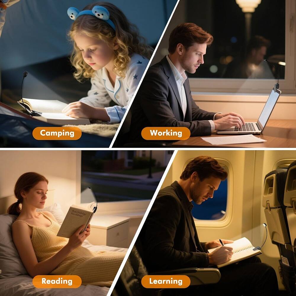 Camping  
Working  
Reading  
Learning