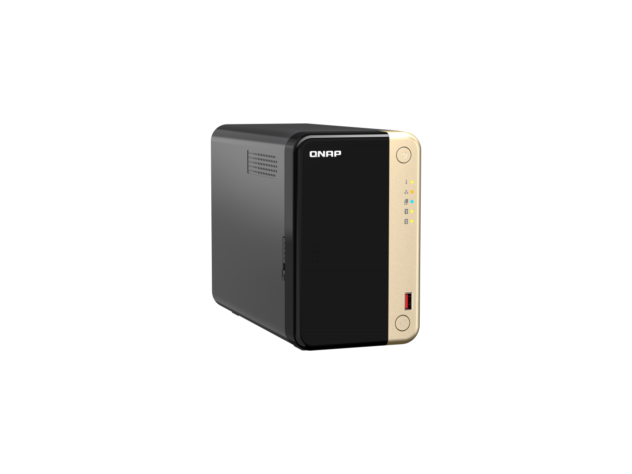 QNAP TS 264 2 Bay NAS, Intel 4C/4T 2.9GHz, 8GB DDR4, 2x 2.5GbE, 2x