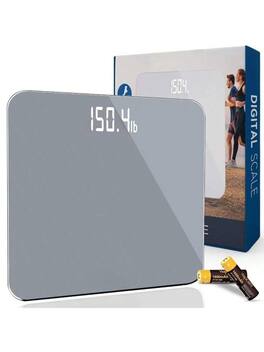 The Best Inks - Digital Scale, Bathroom Scale, Included, Scale Body Weight, Weight Scale, Digital Scale, Bathroom Scales - Grey + One Size