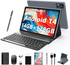 4G LTE + 5G WIFI
Android 14
14GB + 128GB