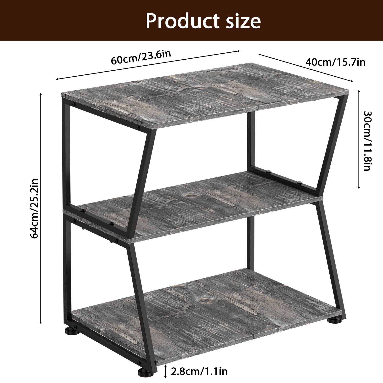 Product size  
60cm/23.6in  
40cm/15.7in  
64cm/25.2in  
30cm/11.8in  
2.8cm/1.1in