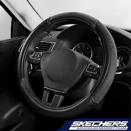 Skechers - Air Cooled Steering Wheel Cover - Black