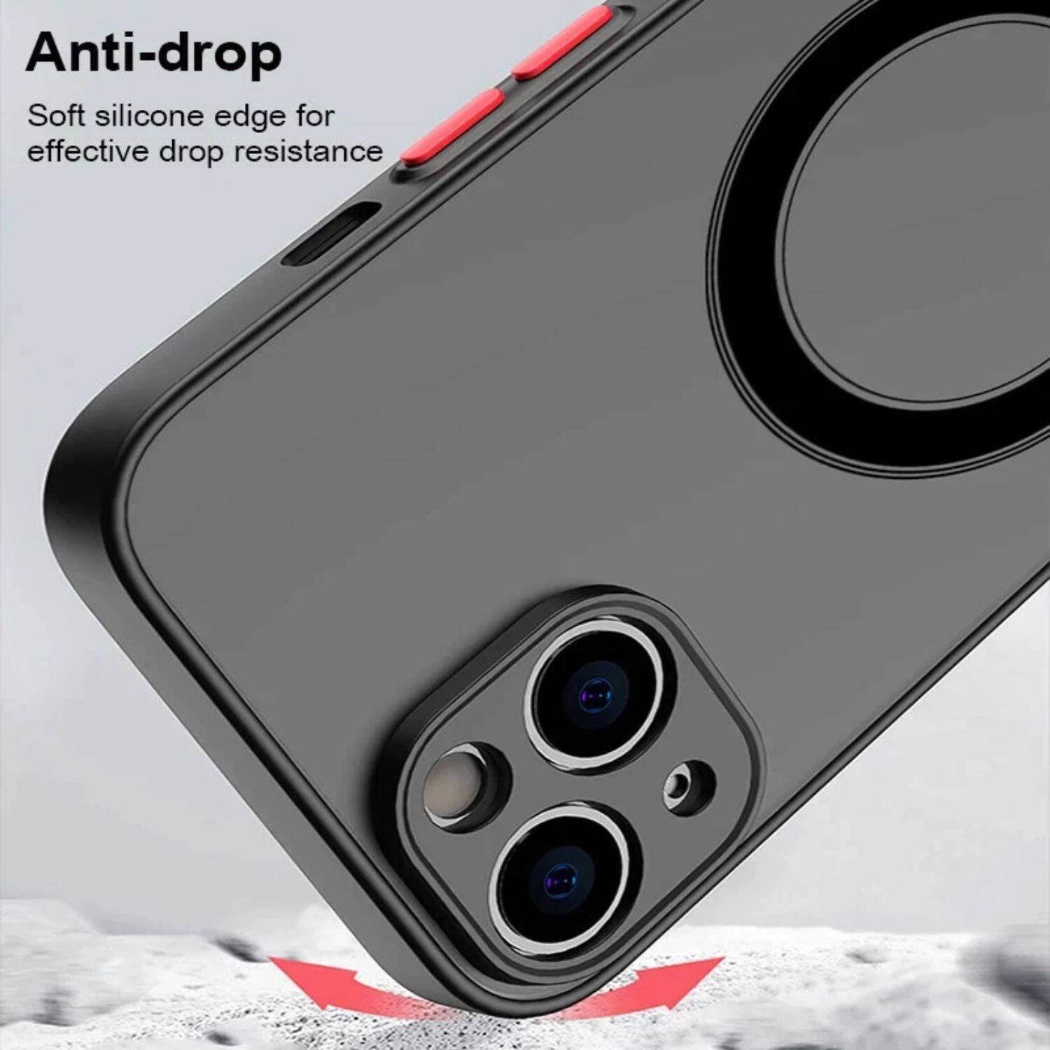 Anti-drop  
Soft silicone edge for effective drop resistance