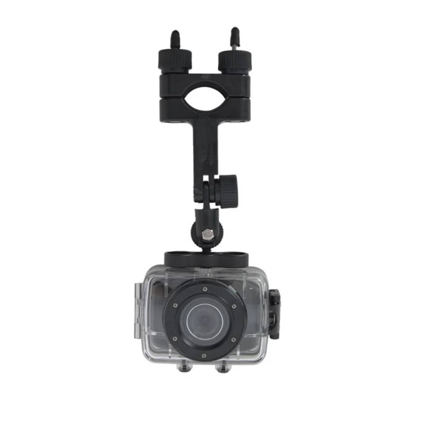Left. Home Collection - Bicycle & Motorcycle Handlebar Camera Mount - BLACK.
