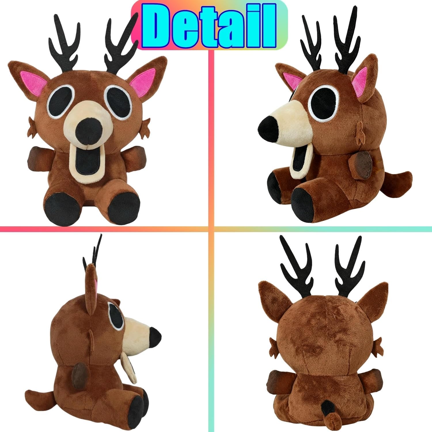 Left. MITAOSLIM - 99 Nights in The Forest Plush Toys, 9 Inch 99 Night in The Forest The Deer Monster Stuffed Animals Plushies.