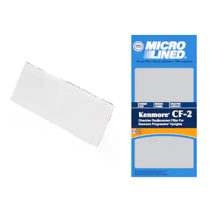 DVC MICRO LINED
Vacuum Filter / Filtro de aspiradora / Filtre à aspirateur
Kenmore CF-2
Chamber Replacement Filter For Kenmore Progressive Uprights